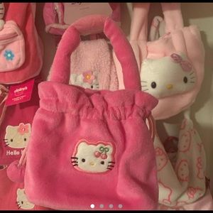 💝cute vintage hello kitty pink purse baguette cute 💝